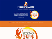 Tablet Screenshot of firepowerseminars.com